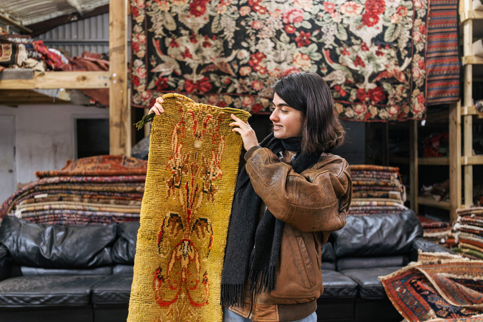 Sophie Javadi-Babreh, who runs Thames Carpets with her father