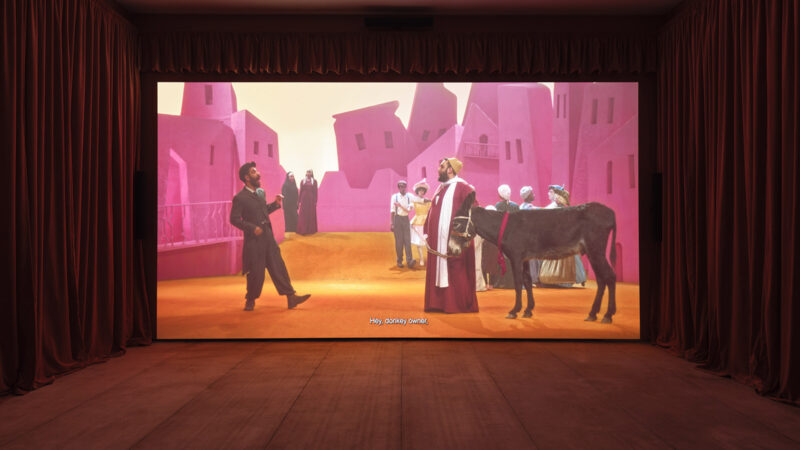 Wael Shawky, Drama 1882, 2024. Installation view, Egyptian Pavilion, La Biennale di Venezia, 2024.