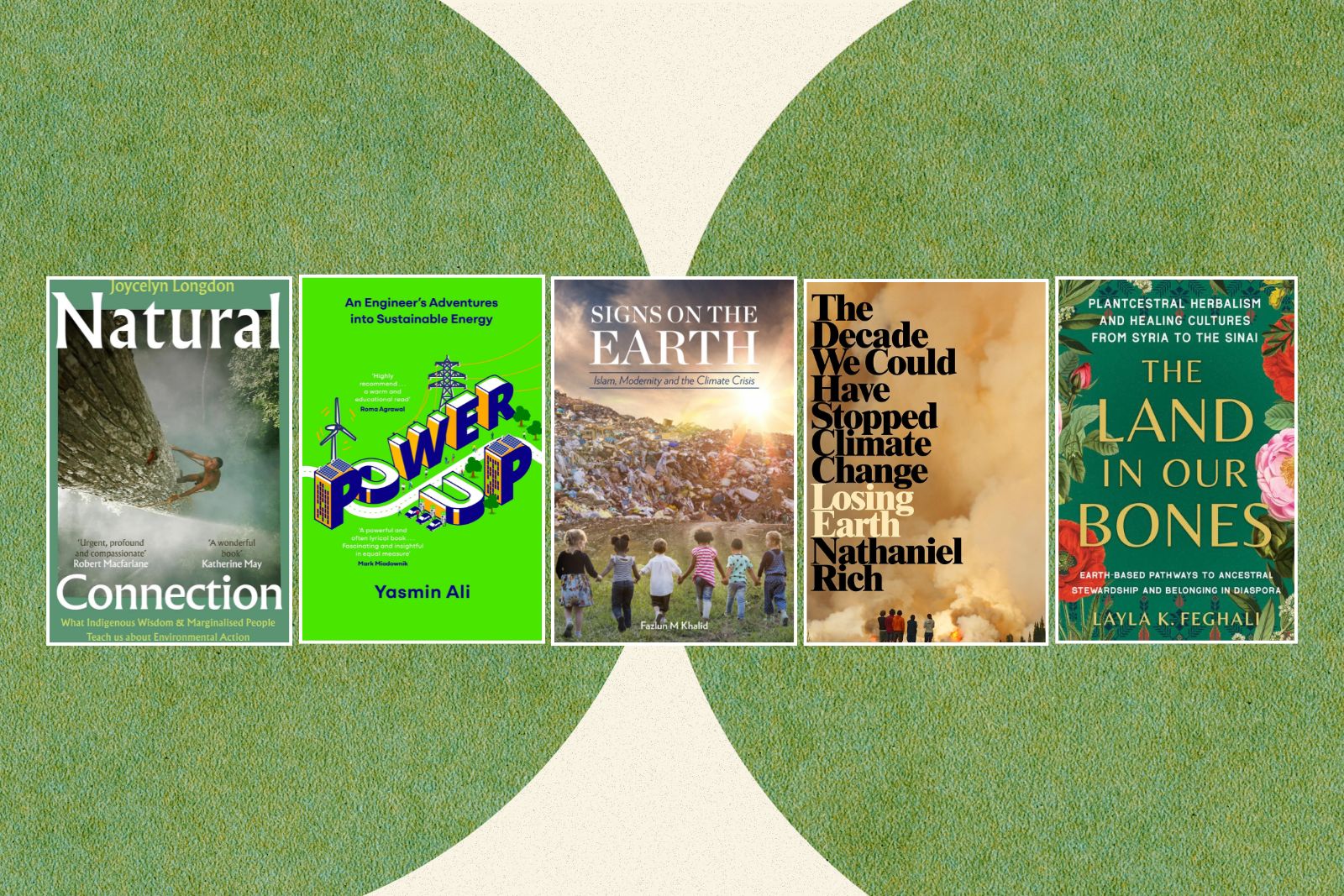 Artwork by Hyphen, book covers courtesy of publishers