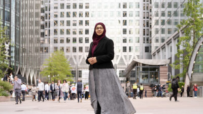 Saleha Islam from Canary Wharf Multifaith Chaplaincy.