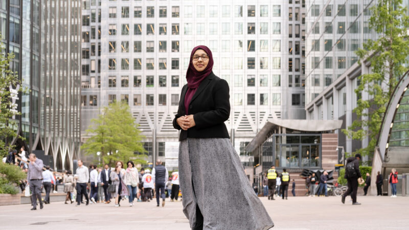Saleha Islam from Canary Wharf Multifaith Chaplaincy.