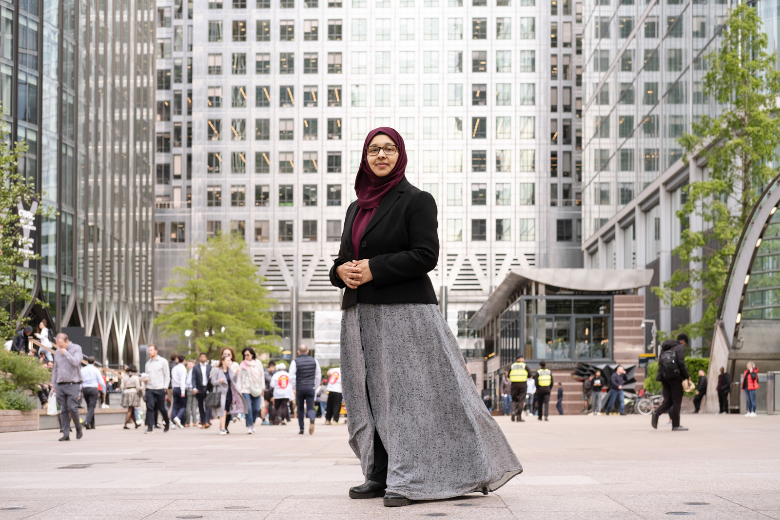 Saleha Islam from Canary Wharf Multifaith Chaplaincy.