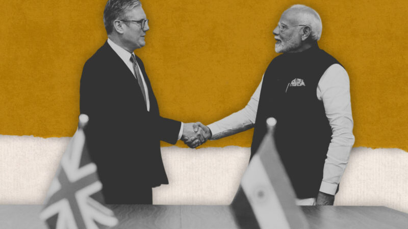 UK prime minister Sir Keir Starmer (L) during a bilateral meeting with prime minister of India Narendra Modi as he attends the G20 summit in Rio, Brazil, on 18 November, 2024.