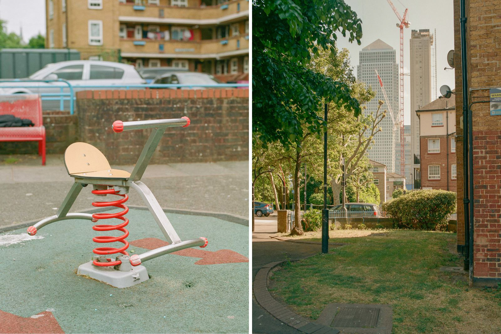 A playground and gardens in Will Crooks estate, Poplar