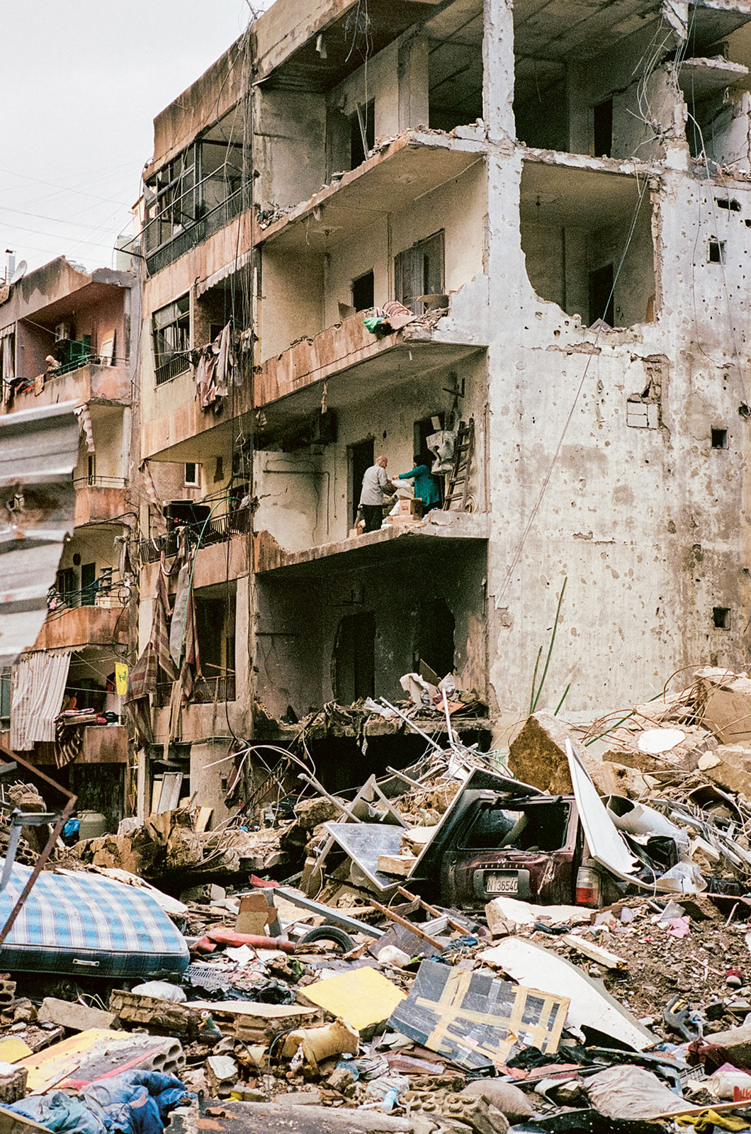 Image from Lebanese photographer Ghaleb Cabbabé's How Can It Still Be Home?, published by Kehrer Verlag