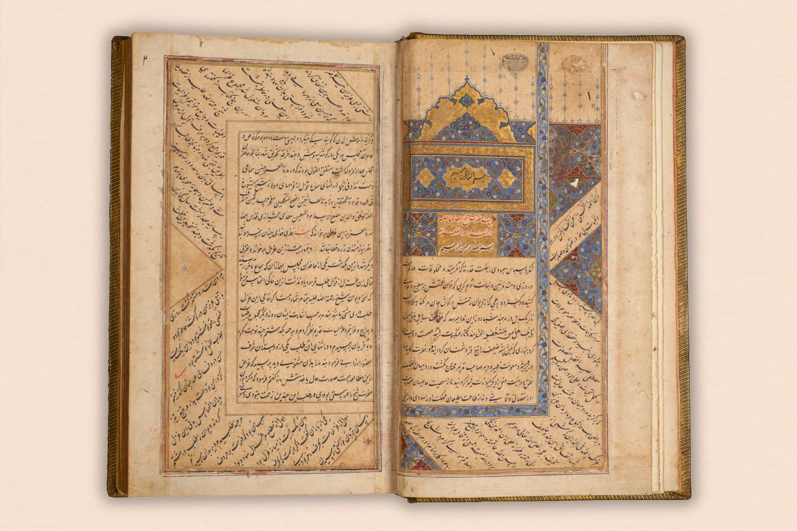 Quranic manuscript, part of the collection of Kingston Lacy, a National Trust property.