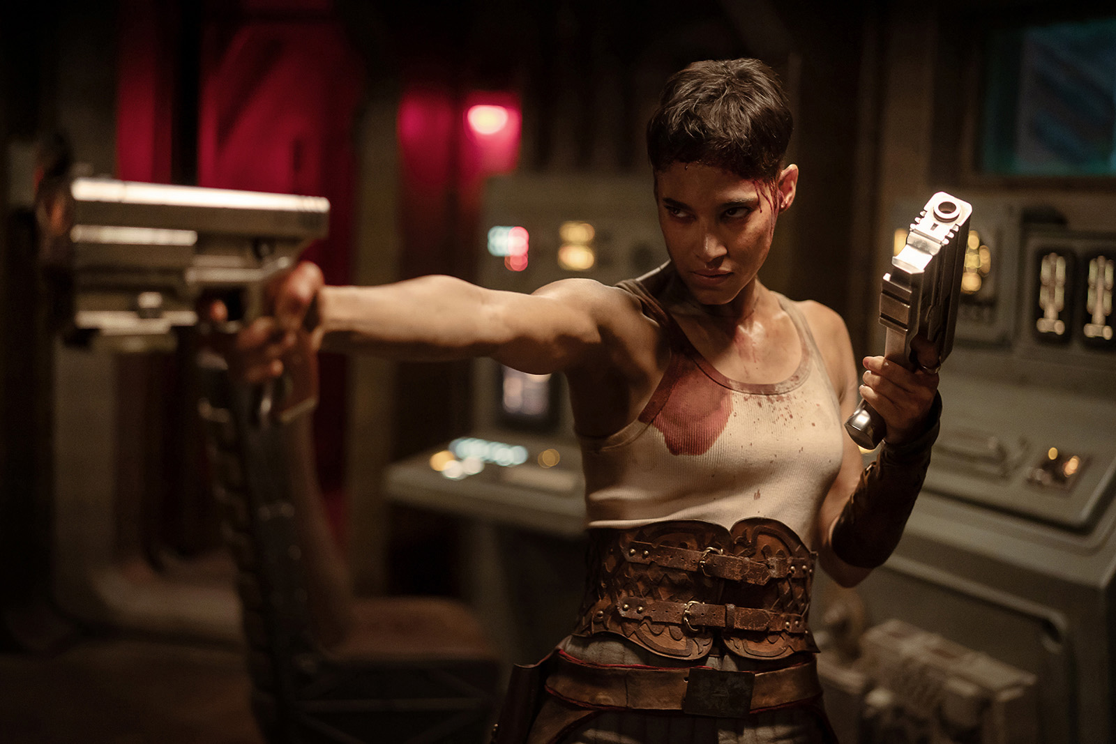 Sofia Boutella in Rebel Moon - Part Two: The Scargiver.