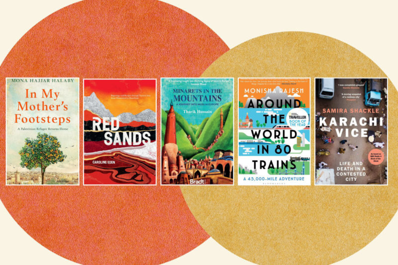Artwork for column on travel books