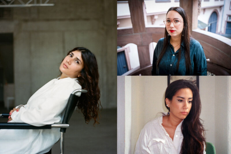 Clockwise from left: Fatma Aydemir, Ronya Othmann and Aria Aber.