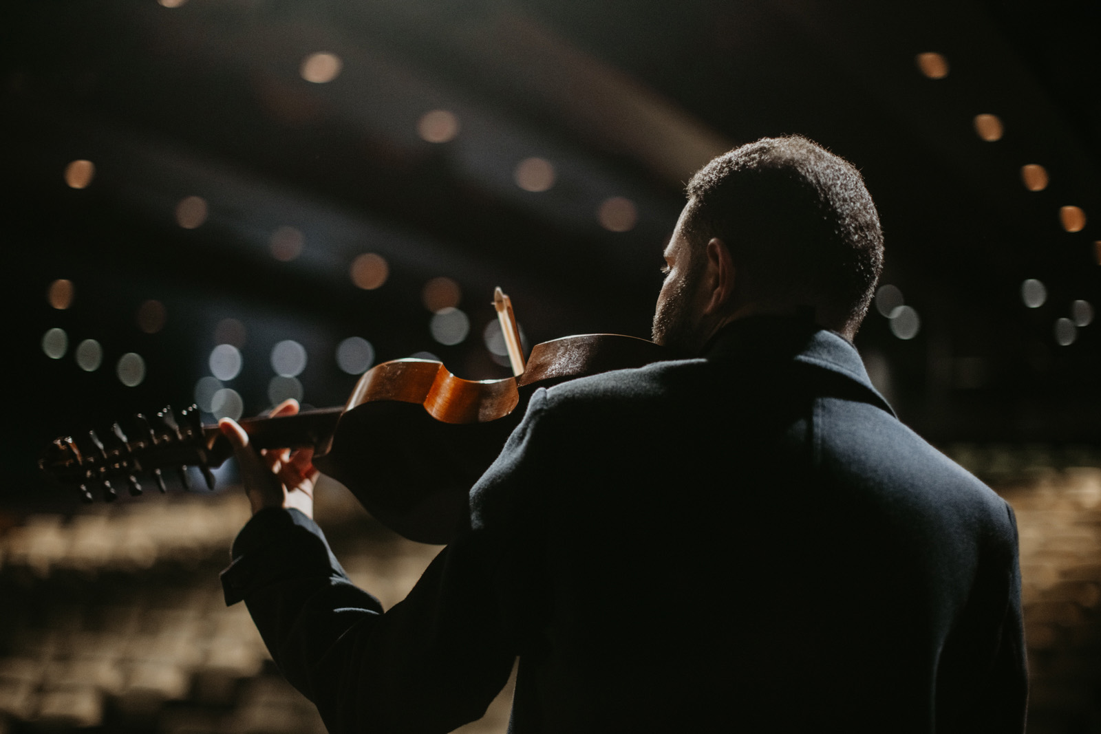 Tunisian viola d’amore player Jasser Haj Youssef