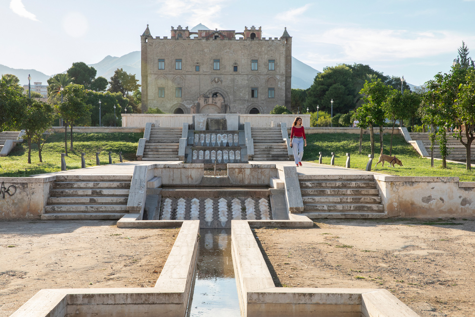 the 12th-century Zisa Palace, one of Palermo’s key Arab-Norman sites