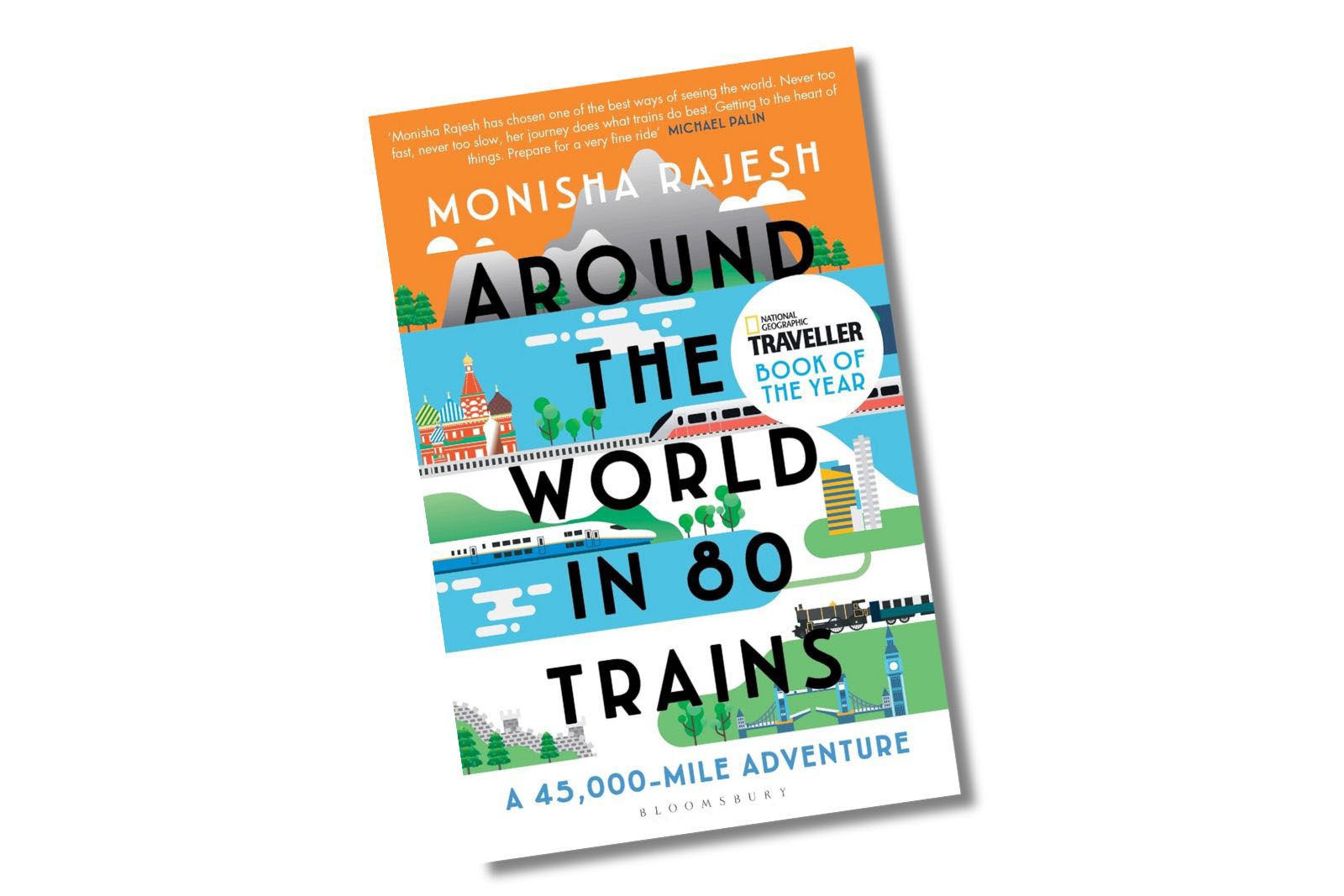 Around the World in 80 Trains book cover