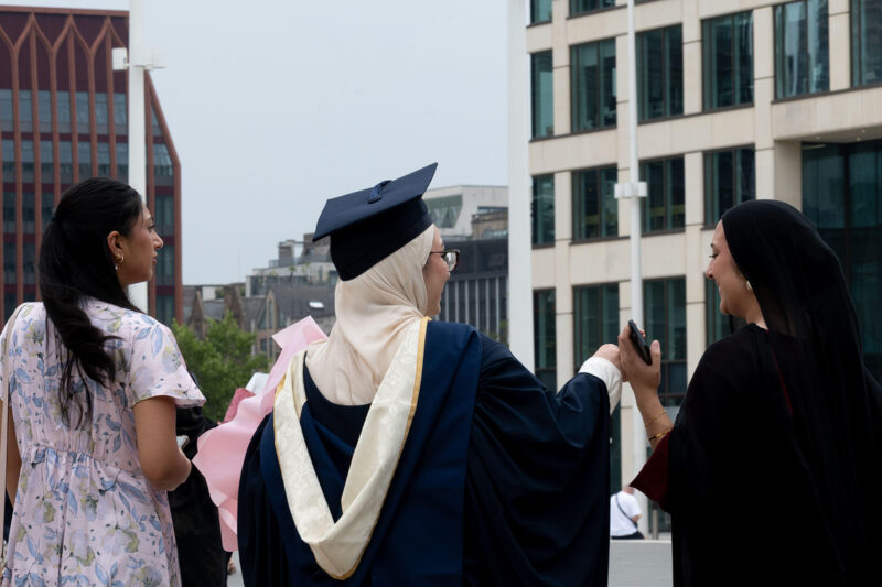 Stock image of Birmingham City University graduation day
