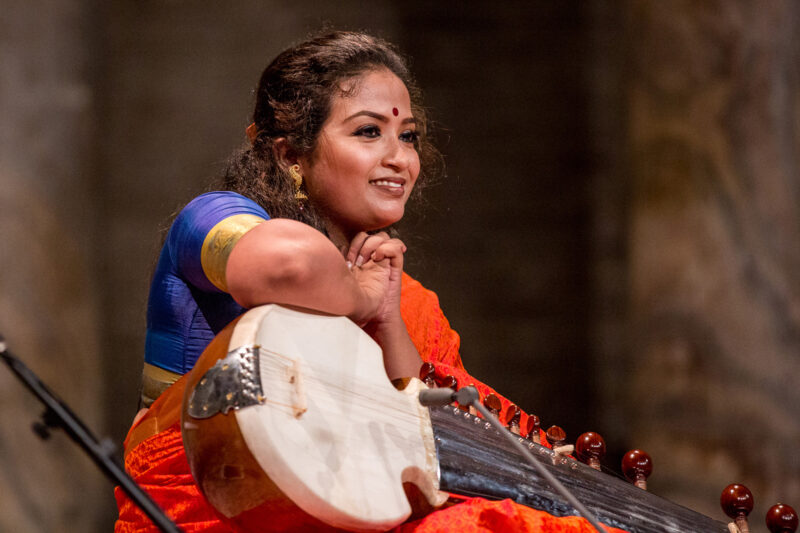 Sarod player Debasmita Bhattacharya, who is performing at the Barbican Centre on 22 October as part of the Darbar Festival