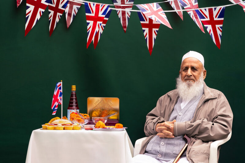 Cherry Bakewells, Angel Slices and Gulab Jamun, part of Babaji's Britain by Shizza Majeed.