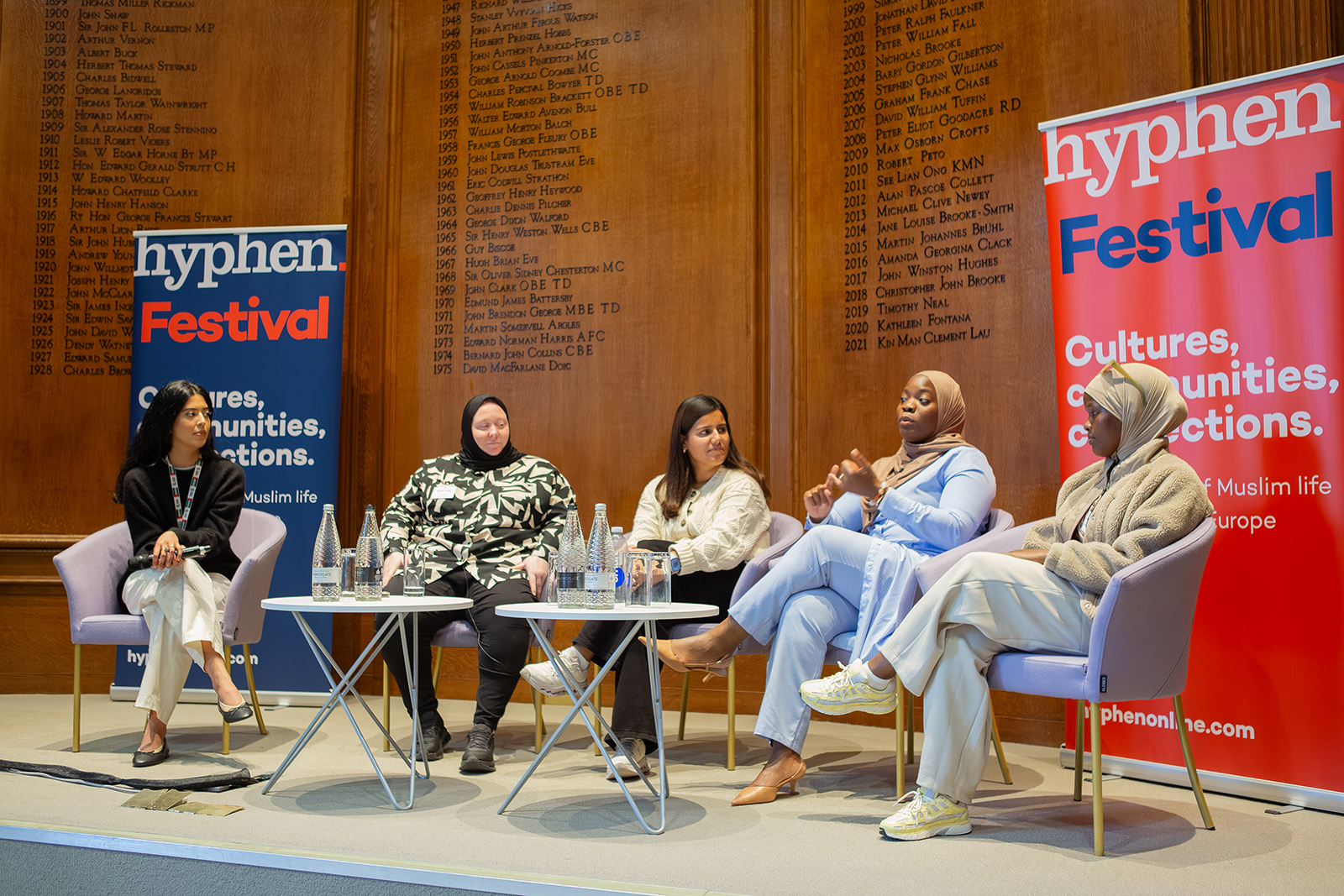 From left: Saman Javed (Hyphen reporter), Nalette Tucker, Sahiba Majeed, Zainab Alema, Jawahir Roble