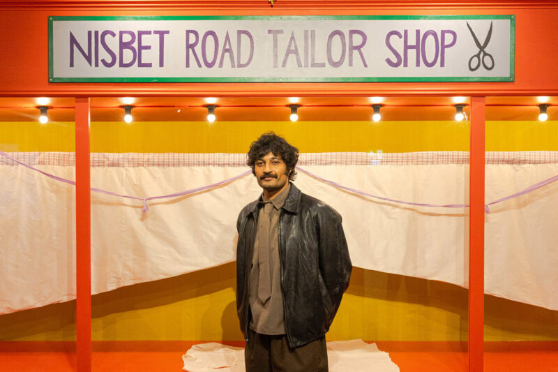 Fashion designer Zain Ali and the Nisbet Road Tailor Shop exhibition