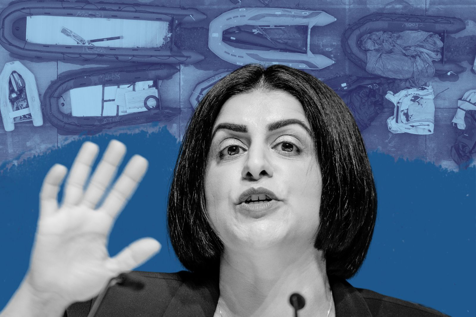 Home secretary Shabana Mahmood speaking at the Labour Party annual conference in September 2025