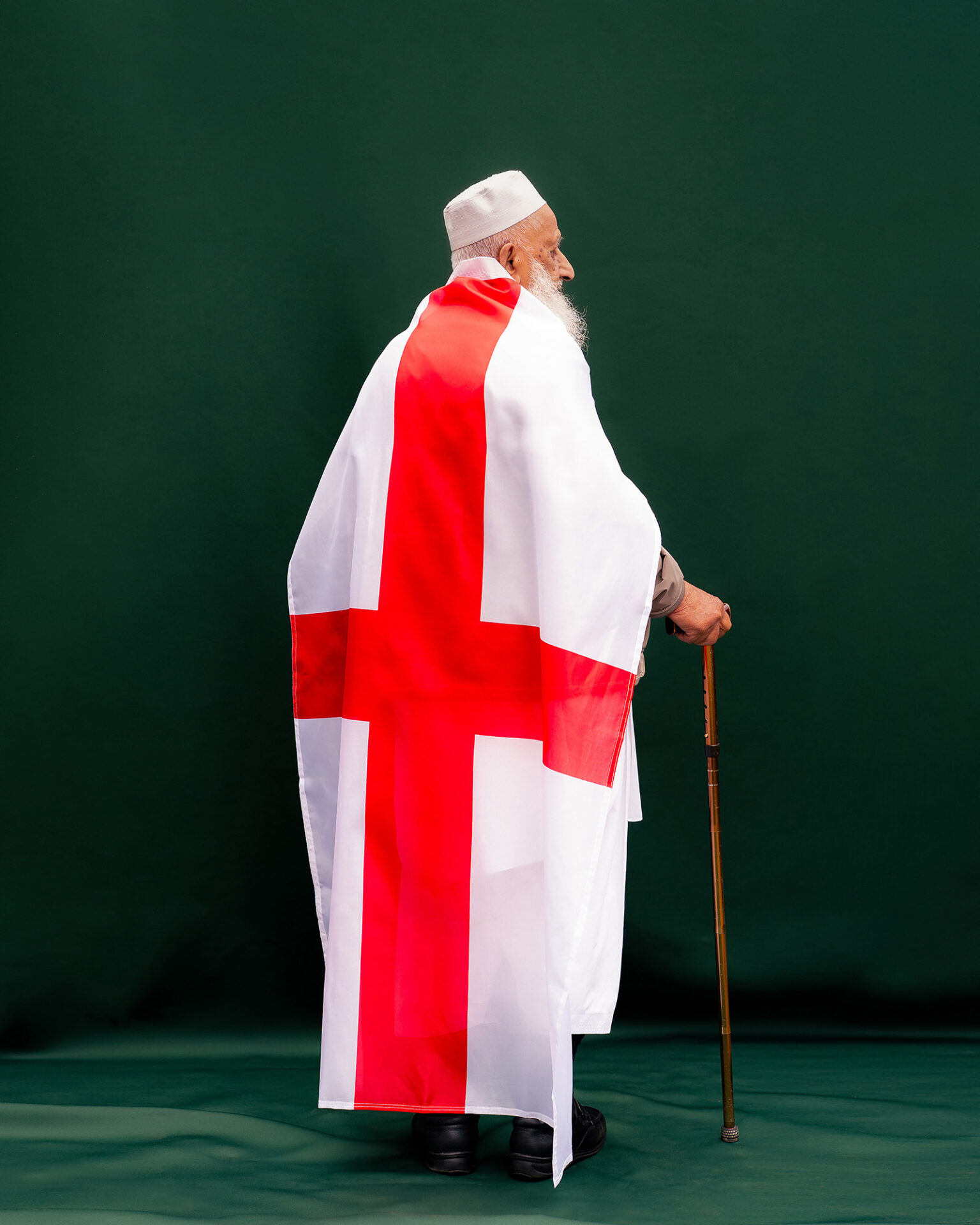 The Three Lions, part of Babaji's Britain by Shizaa Majeed