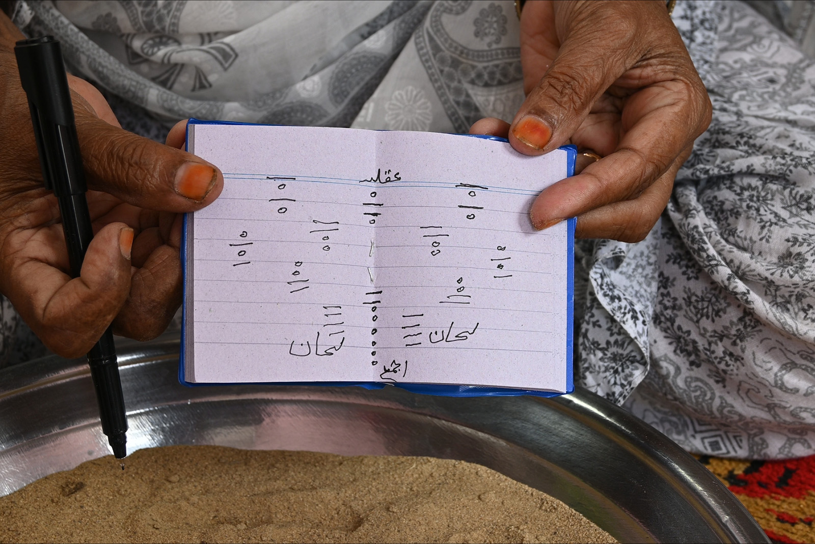 Taken from exhibition, Lines That World a River, 2025, Shahana Rajani.