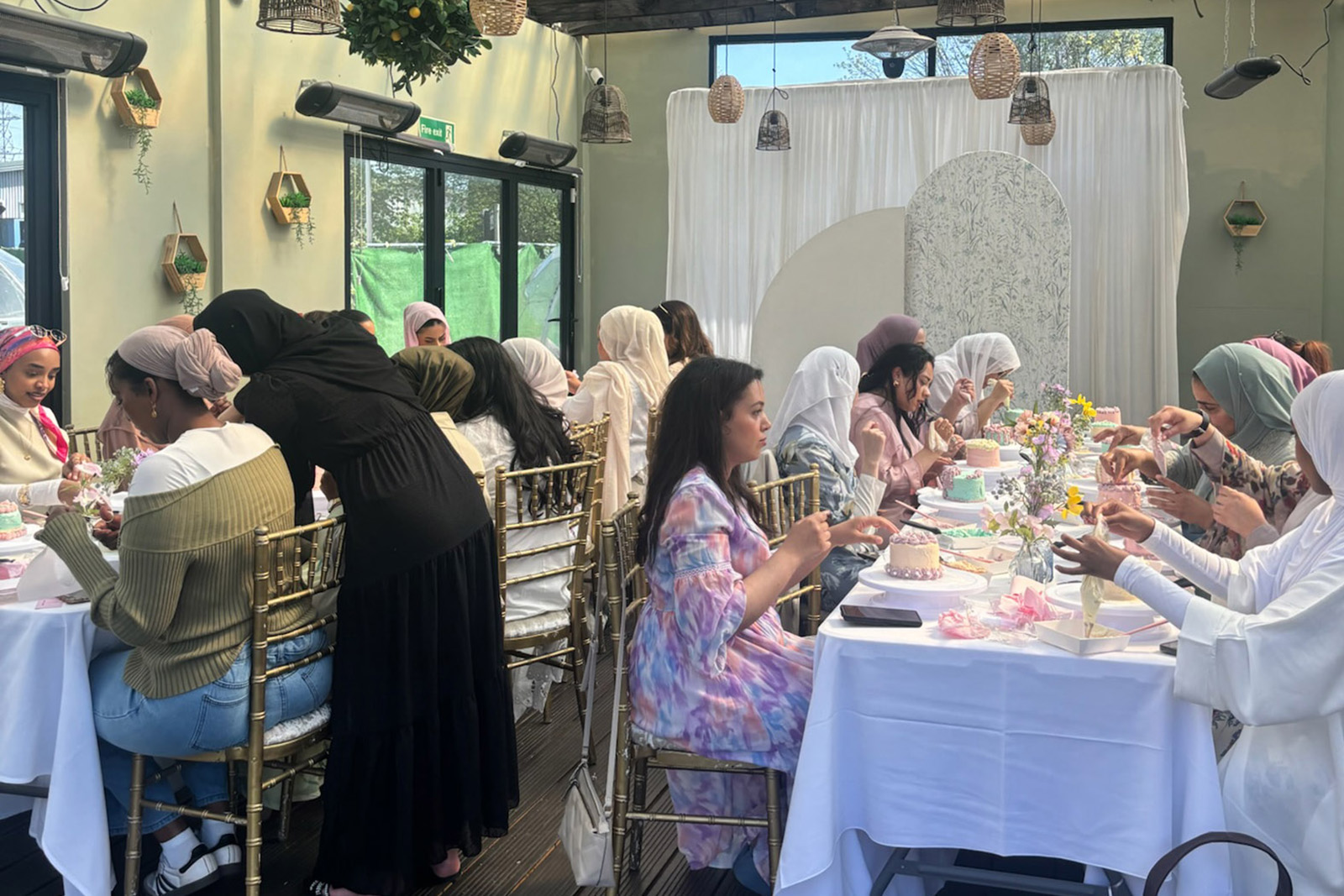 A Bake, Bond & Dine event in Birmingham