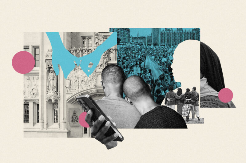 Illustration for article about the impact of the UK supreme court gender ruling