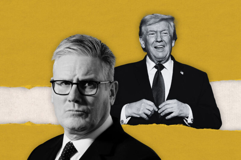 Keir Starmer and Donald Trump