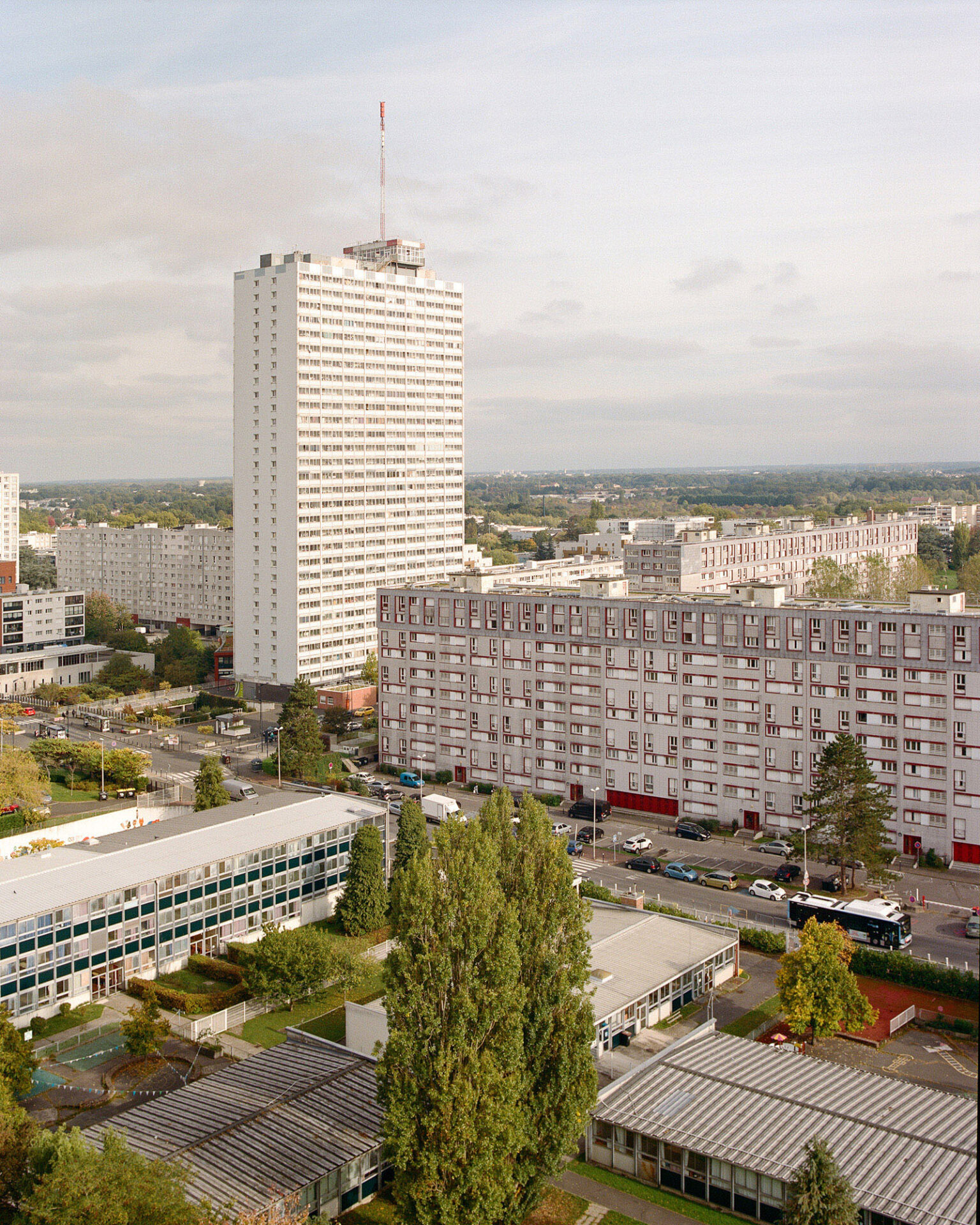 A photograph of the Bois l'Abbé neighbourhood in Champigny-sur-Marne 
