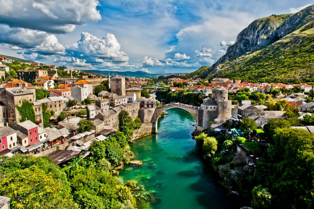 Mostar Bosnia. Stari Most (Old Bridge)