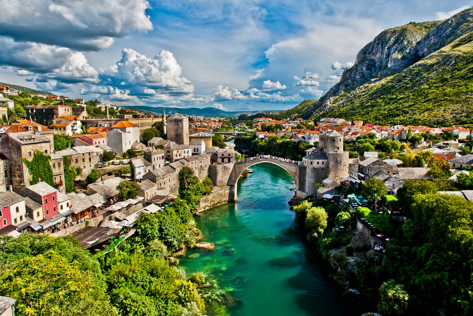 Mostar Bosnia. Stari Most (Old Bridge)