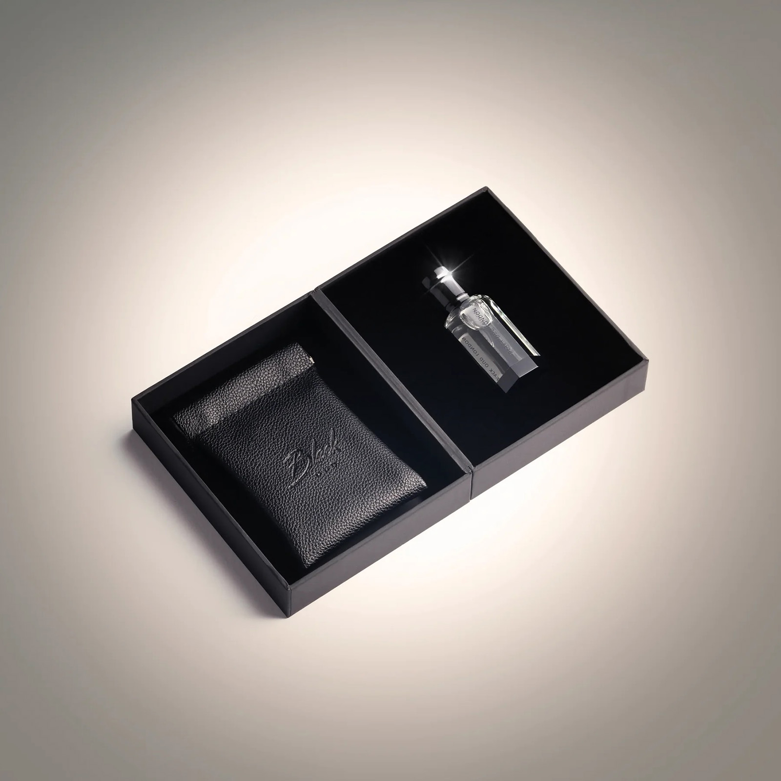A photograph of Noir fragrance oil from Black Oud London