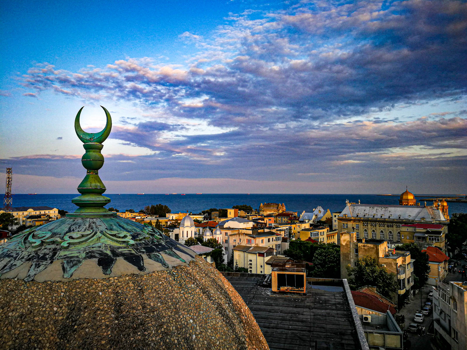 A view of Constanta, Romania from the Carol I Mosque