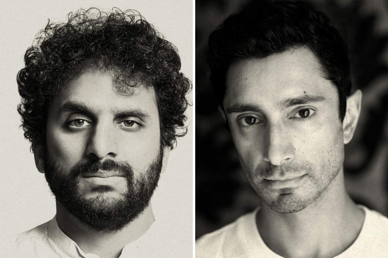 Nish Kumar and Riz Ahmed - both set to perform as part of the play.