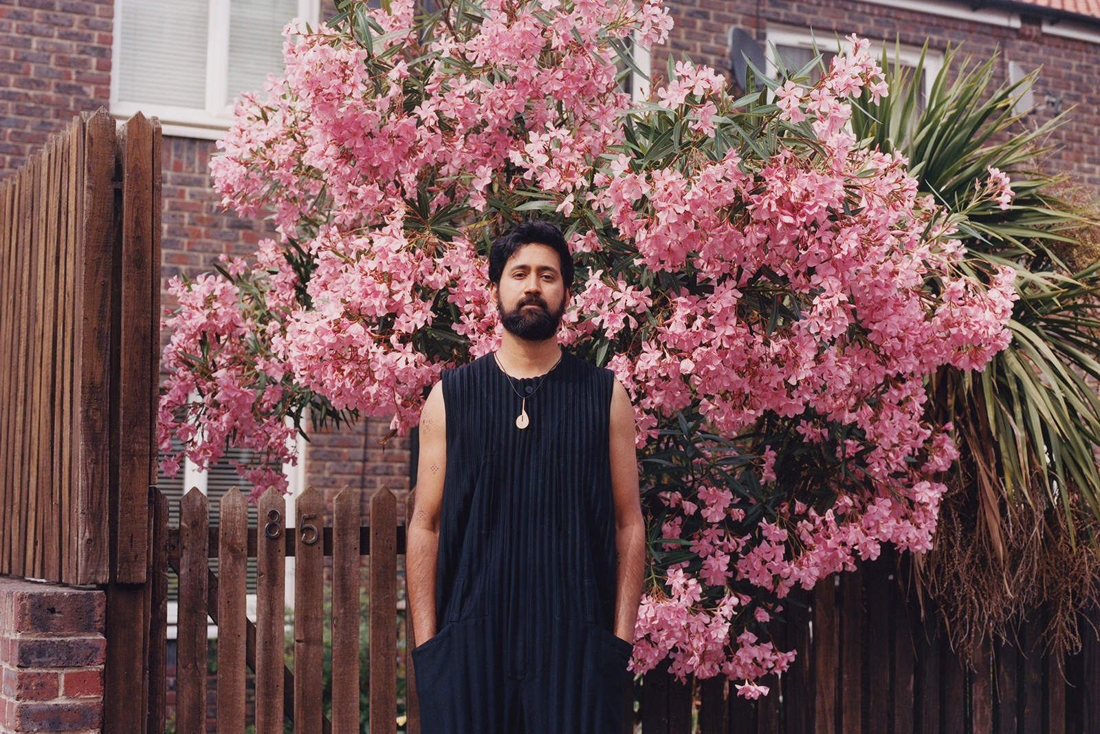 A photograph of percussionist Sarathy Korwar